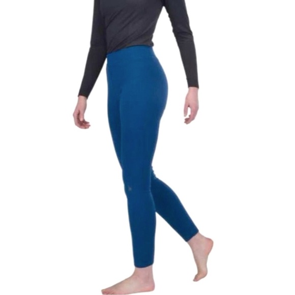 Spyder Women's Base Layer Leggings Blue Abyss Size Large - Picture 1 of 7